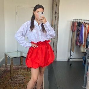 Red Bubble Skirt